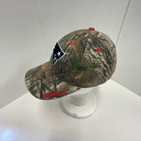 New England Patriots StrapBack Hat Cap - Camo Hunting - Team NFL Football - Picture 2 of 6